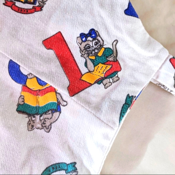 Vintage 80s Alphabet Unisex Overalls for Boy or Girl - Picture 3 of 7